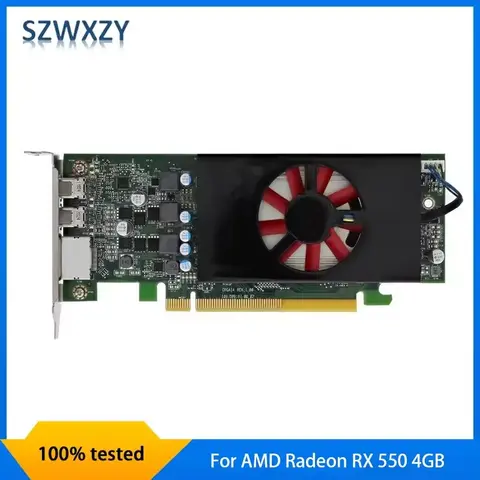 For AMD Radeon RX 550 4GB GDDR5 Graphics Card RX550 4GB 100% Tested Fast Ship