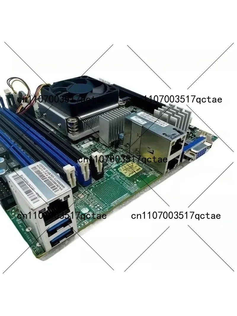 Server Motherboard X10SDV 4C TLN2F Dual 10Gb Ethernet Network Storage System NAS Board with D1521/D1581 CPU Support RAID 0/1