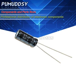 20PCS 50V 33UF Aluminum electrolytic capacitor 33uF 50V 6.3*11 Electrolytic capacitor