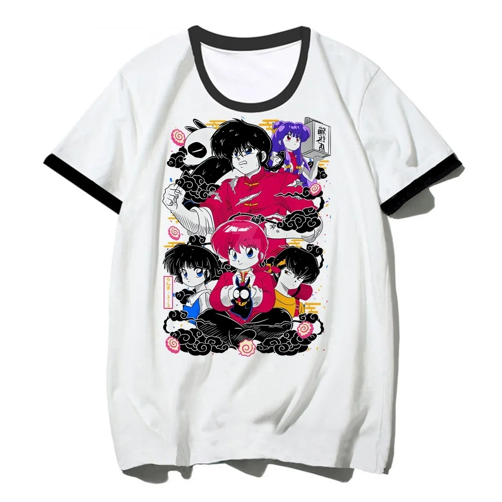 Ranma 12 Saotome shirt women graphic scene  manga cute y2k tshirt vintage harajuku cheap aesthetic gyaru