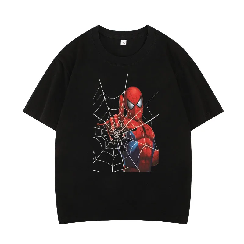

Children's Cartoon Printed Color Short Sleeved T-shirt Round Neck Fashionable Children's Top
