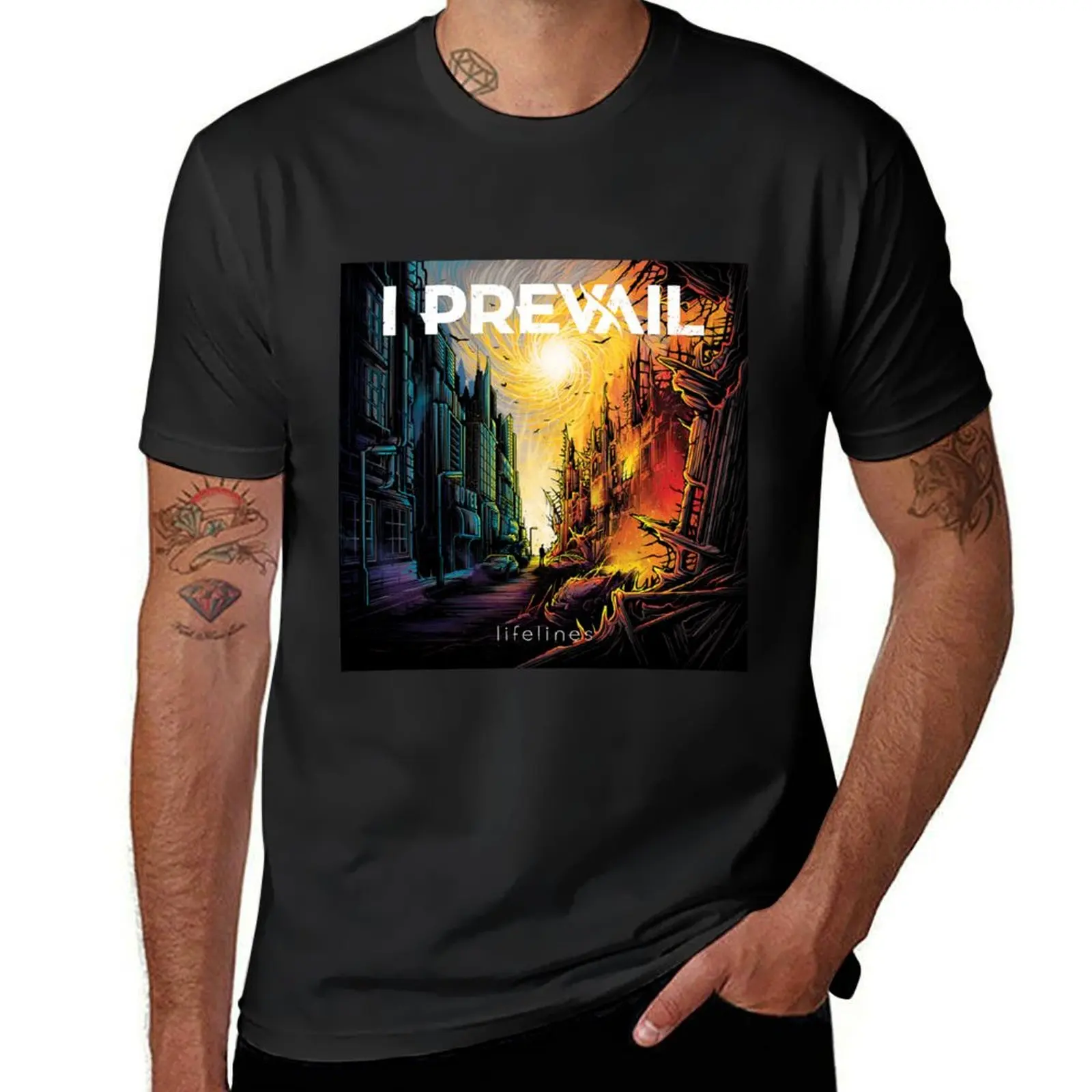 

I Prevail lifelines T-Shirt blue archive for a boy essential t shirt cheap stuff mens t shirt graphic