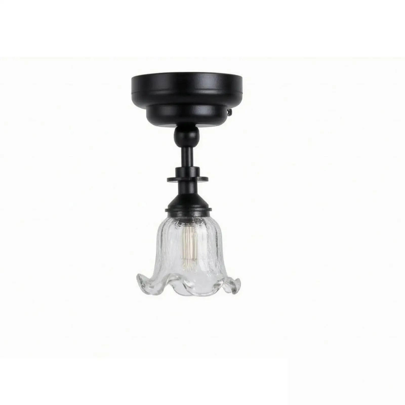 Small Alloy Ceiling Lamp for Miniature Room Dollhouse Lighting Decor Tiny House Model Lightweight Fixture