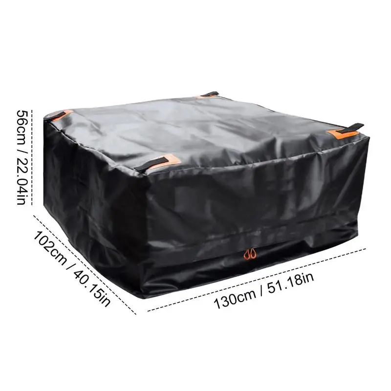 Car Roof Bag Rooftop Oxford Car Roof Cargo Carrier Universal Luggage Bag Storage Cube Bag for All Cars Sunroof Loopback