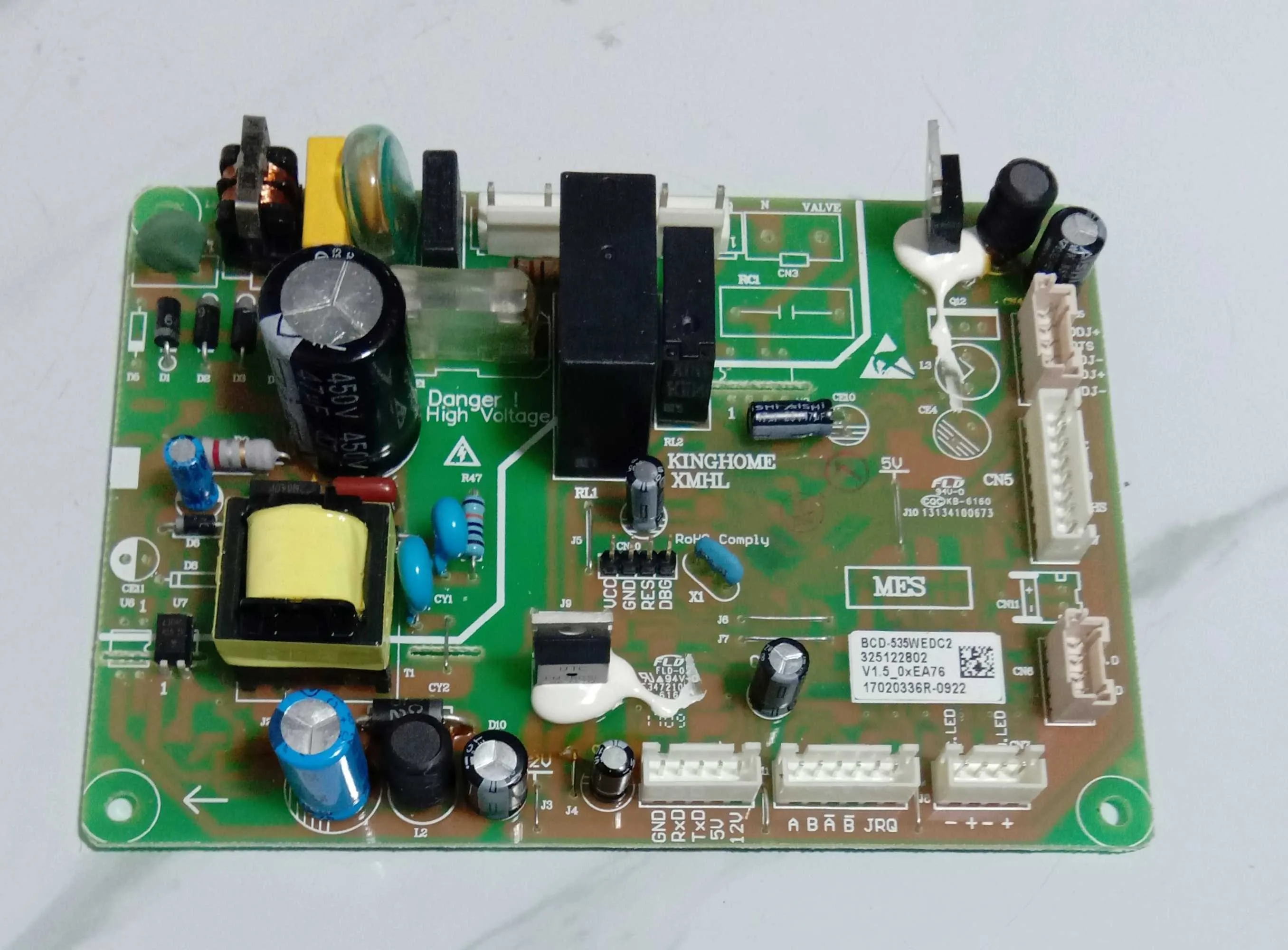 

BCD-535WEDC2 325122804 тестирование прошло успешно, материнская плата в порядке.