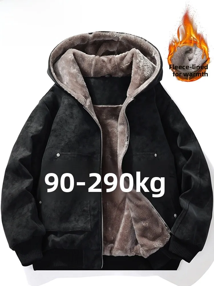 

MoChao американский ретро джет большого размера, мужское осенне-зимнее новое трендовое свободное пальто с капюшоном Fce Thiened, повседневная одежда