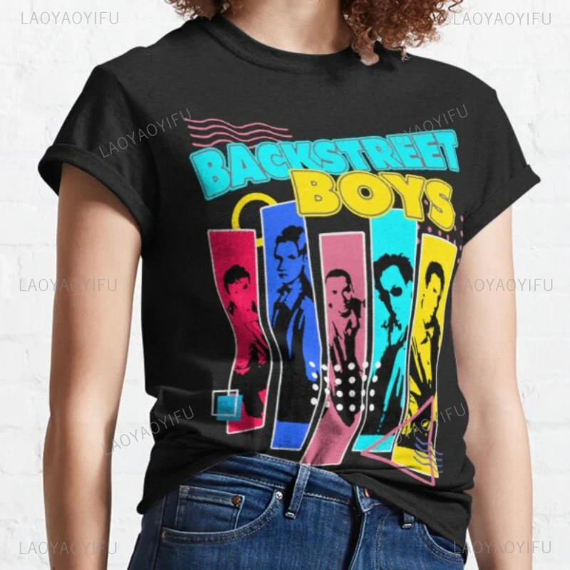 Backstreet Boys Shirt 90s Vintage BSB Music Band Boys Classic T-Shirt Women Men Throwback Homage Graphic Tshirts Unisex Tops Tee