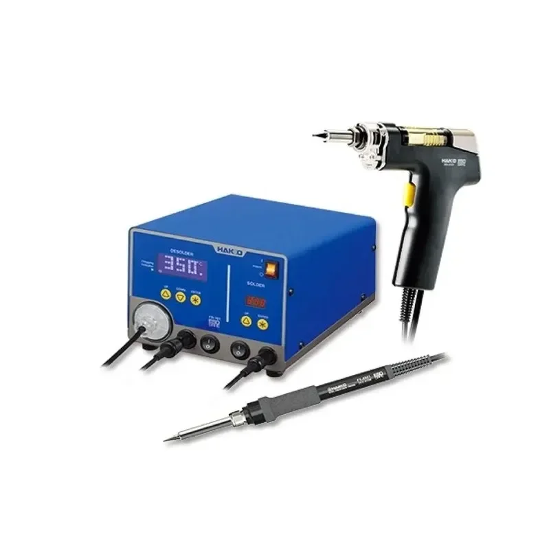 Digital Repair System FR701 ORIGINAL 2-Port Soldering Iron Desoldering Tool Lead Free ESD FR-701 2-in-1 Rework Station