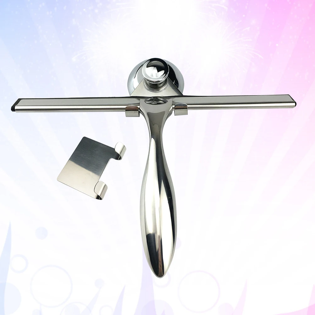 

3 Pcs Stainless Steel Glass Squeegee Scraper for Bathroom Cleaning Shower Window Mirror Car Tiles Streak Free Corrosion