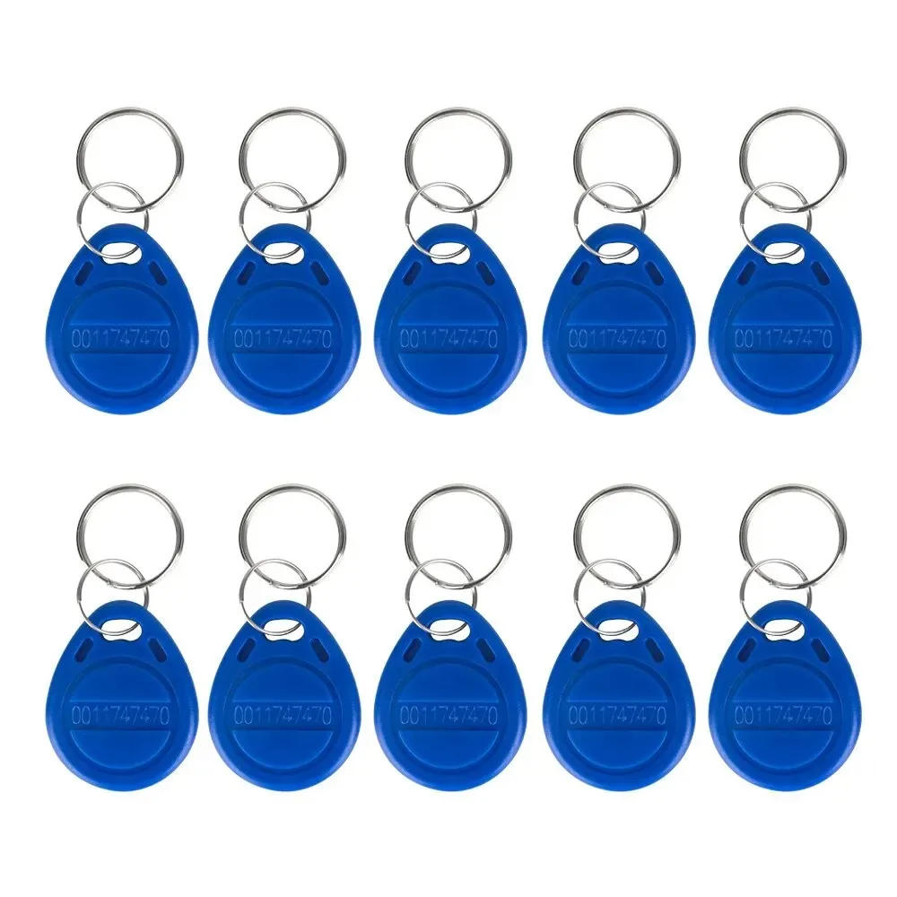 10/20pcs 125KHz Read-Only RFID TK4100 EM4100 Proximity Keyfobs Smart Secure Door Entry Access Control ID Keychain Token Tag