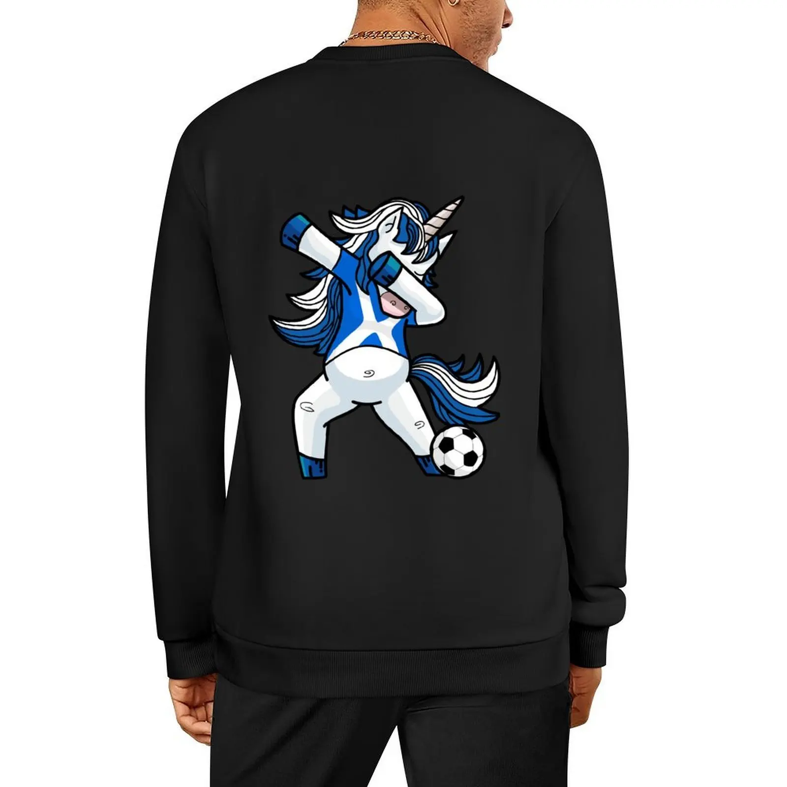

Dabbing Soccer Unicorn Scotland Pullover men clothing tracksuit men mens clothing men's sweat-shirt sports sweatshirt man