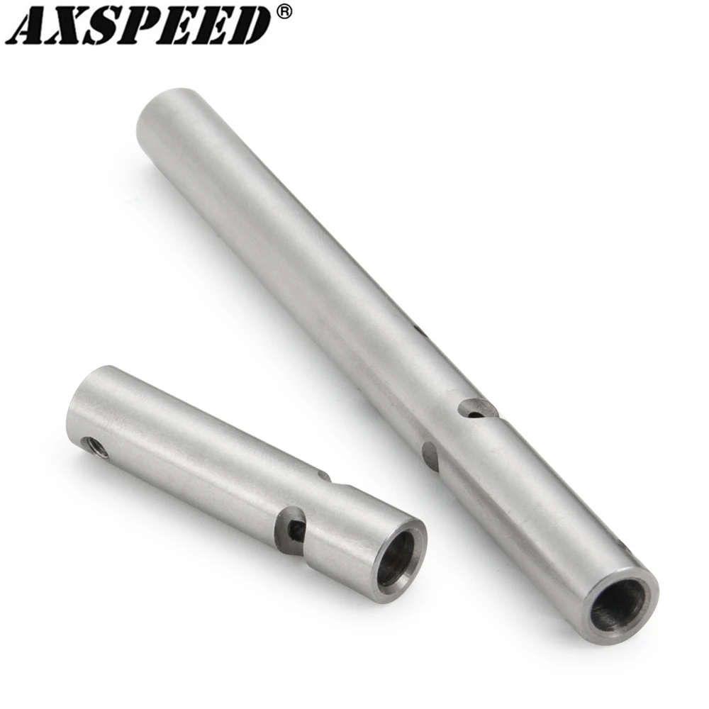 AXSPEED Metal Rear Axle Sleeve Anti Slip Enhanced Bushing Weight Rod for 1/10 RC Crawler Car Axial Wraith 90018 RR10 Yeti Parts