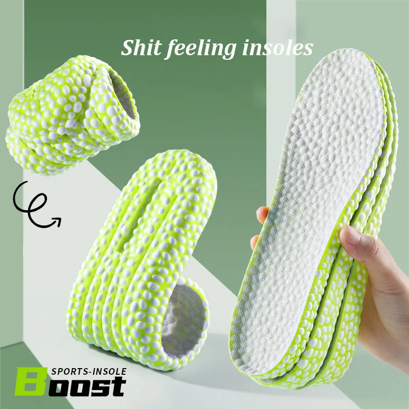 Height Increase Insole 1.5-3.5cm Cushion Height Lift Adjustable Cut Shoe Heel Insert Taller Shockarch Support Absorbant Foot Pad