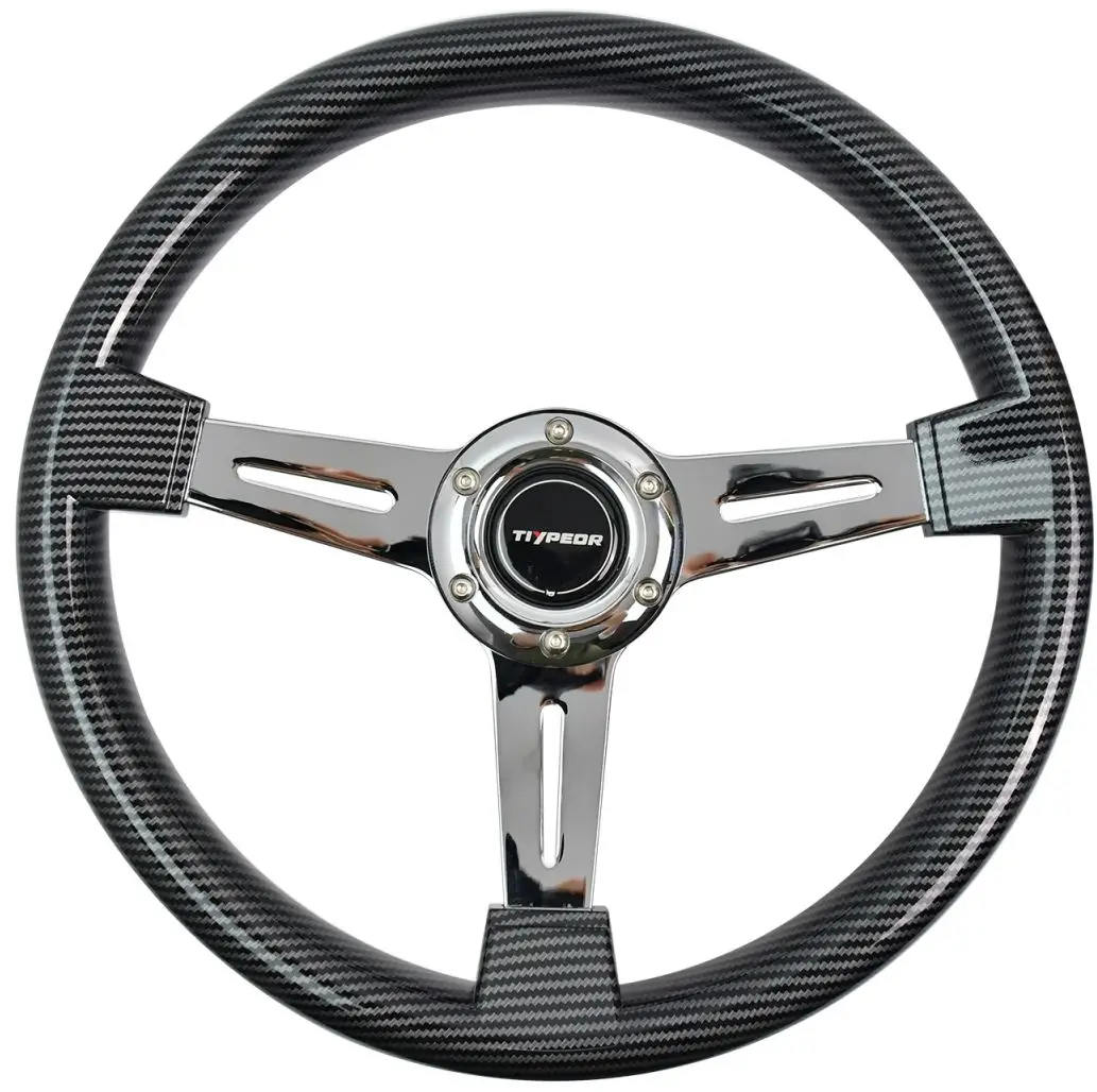 TIYPEOR ステアリングホイール ユニバーサル 14 インチ 350
