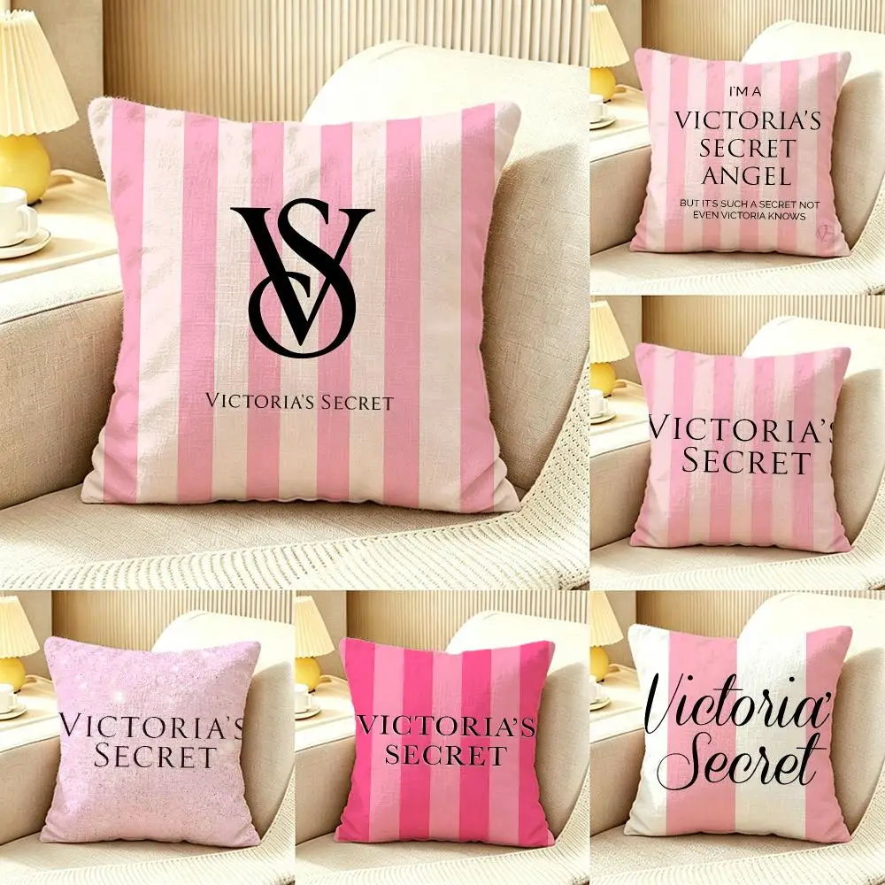 brand Victoria's Secret Cushion Cover Pillow Cover Nordic Minimalist Throw DoubleSided Print Cushion Case for Sofa Bedroom Decor