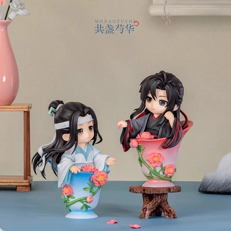 Подлинная портфоровая серия Mo Dao Zu Shi Bloom Rhythm, слепая коробка, милая фигурка Wei Wuxian Lan Wangji, загадочная коробка, подарок для фанатов аниме