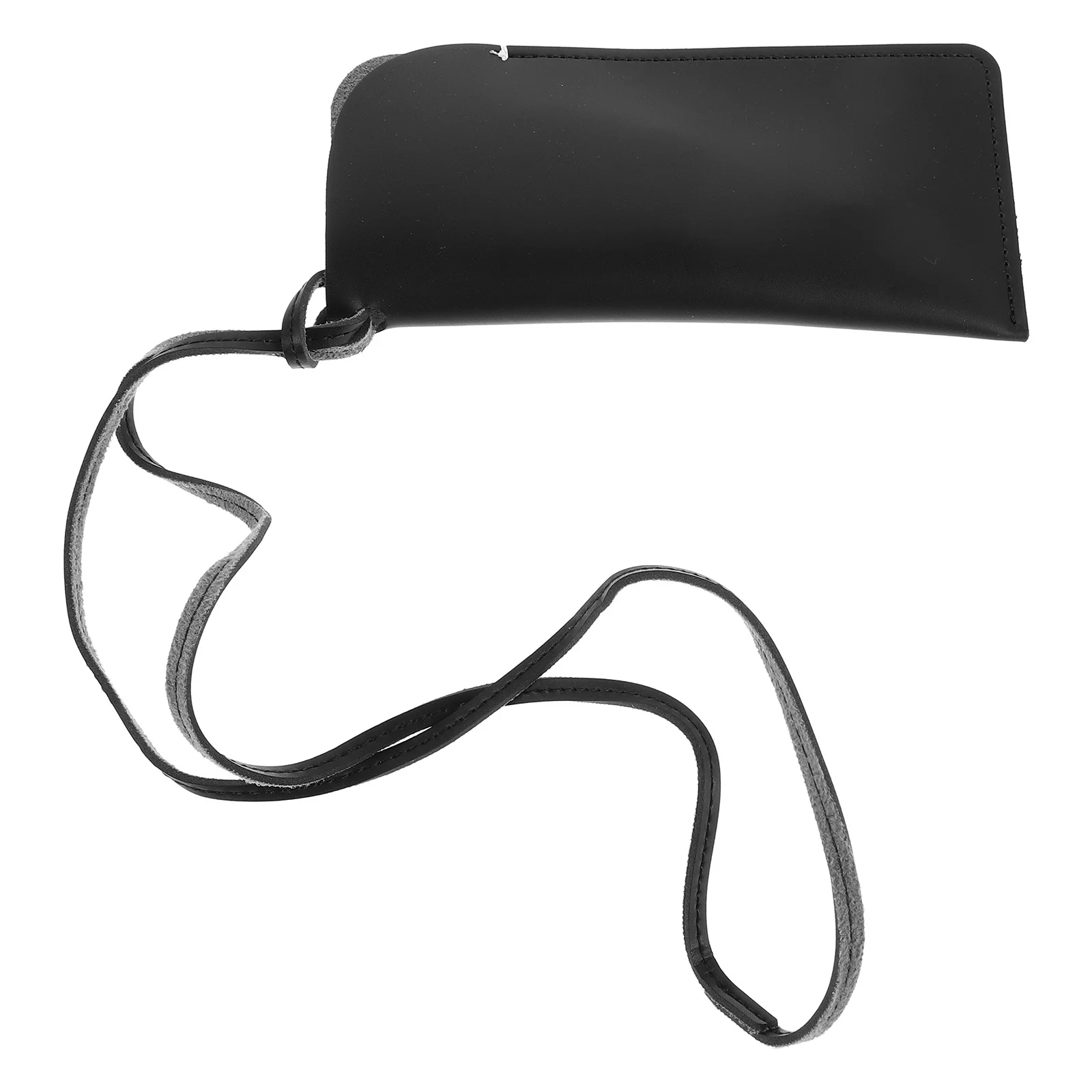 

Hanging Eyeglass Case Pu Portable Sunglasses Storage Bag For Men Women Travel Outdoor Scratch Protection Dual