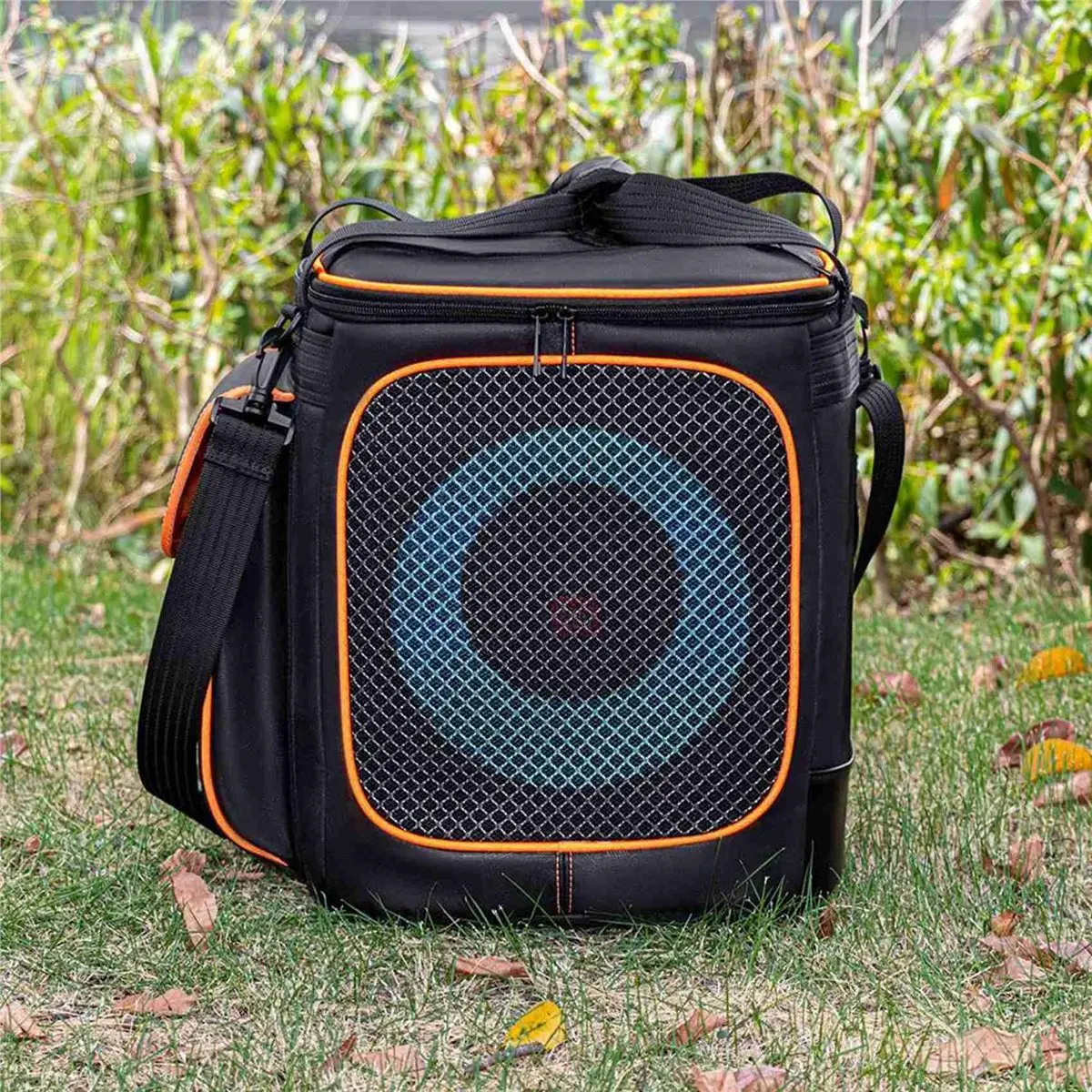 Se puede comprar una funda protectora contra el polvo para el altavoz JBL Partybox Encore Essential 2, bolsa de almacenamiento portátil de gran capacidad para altavoces de doble cara.