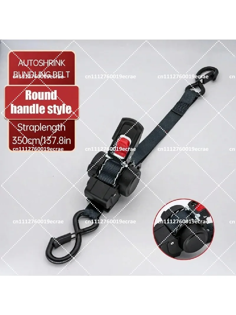 2-Pack Retractable Ratchet Tie-Down Straps with Carabiner Hooks 5M & 12M for Truck Luggage Cargo - Reusable Cargo Tie down Strap