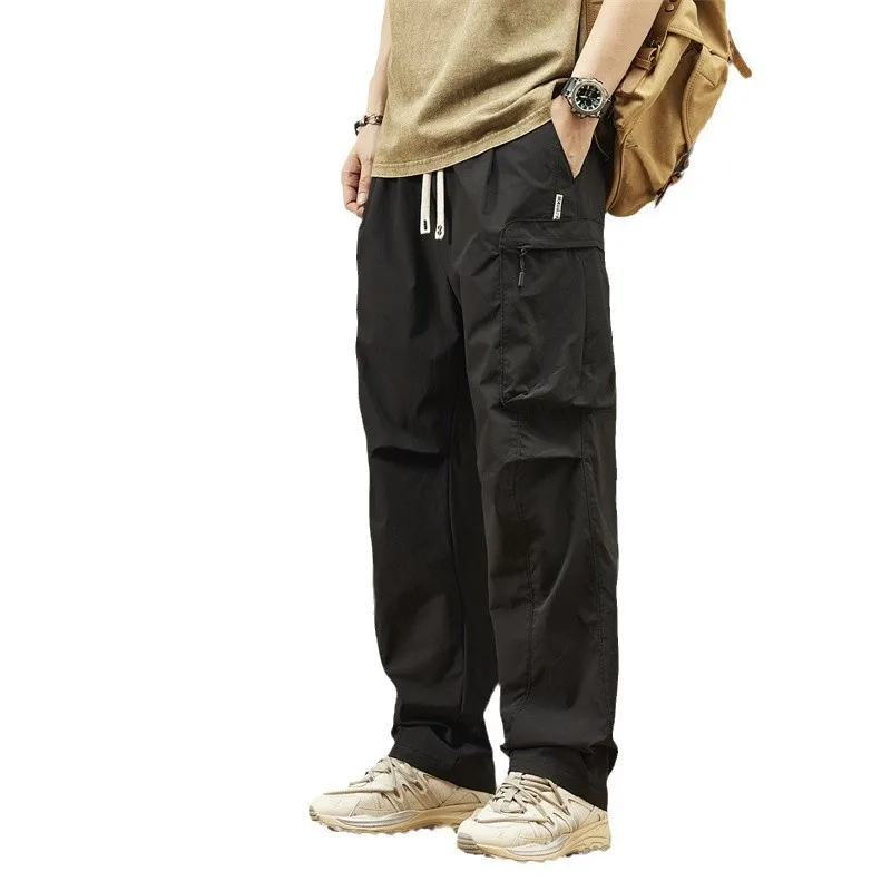 男性アウトドアスポーツファッションルーズカジュアルプラスサイズ速乾 Techwear カーゴパンツユニセックストラックズボンジョガースウェットパンツ