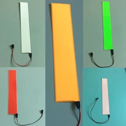 5x30cm DC3V Flexible EL Backlight Light Panel Electroluminescent Back Light Strip Lamp EL Tape with Inverter for Home Car Party