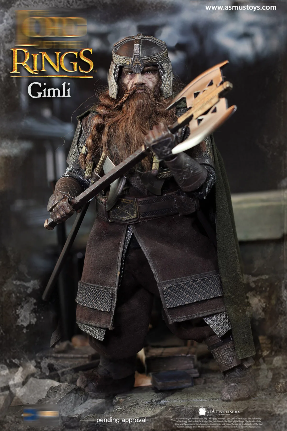 Asmus Toys Gimli Asmus 1/6 scale collectible doll  Action Figure Toy Model 20CM