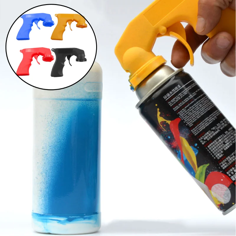 Car Spray Adaptor Paint Gun Handle Grip Airbrush Professional Aerosol Handle Trigger Locking Collar