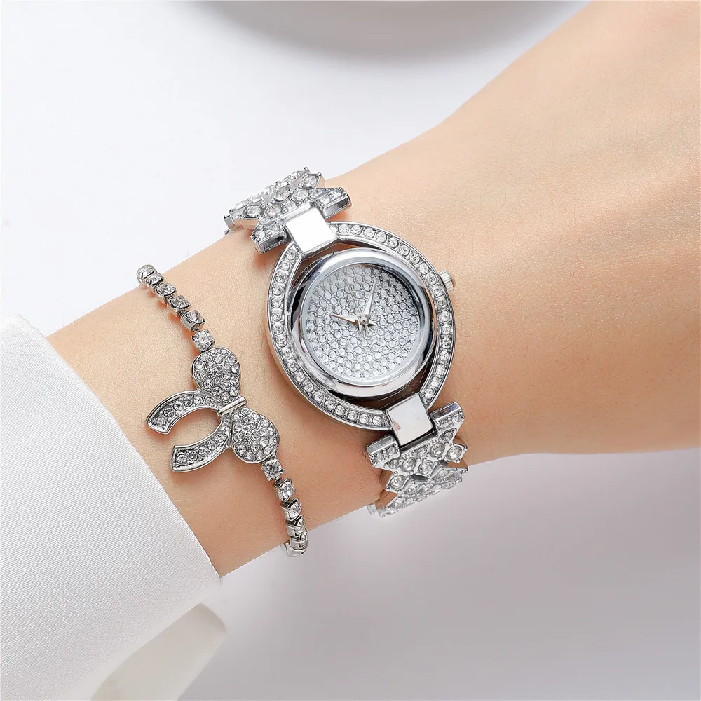 Luxury Rhinestone Full Star Ladies Luxury Watch 2023 New Temperament Bracelet Fashion Watch Ladies