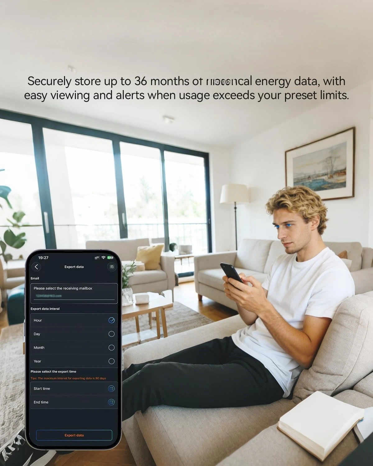 Smart Home Energy App - Smart Home Energiemonitor 16 50A Stromkreissensoren