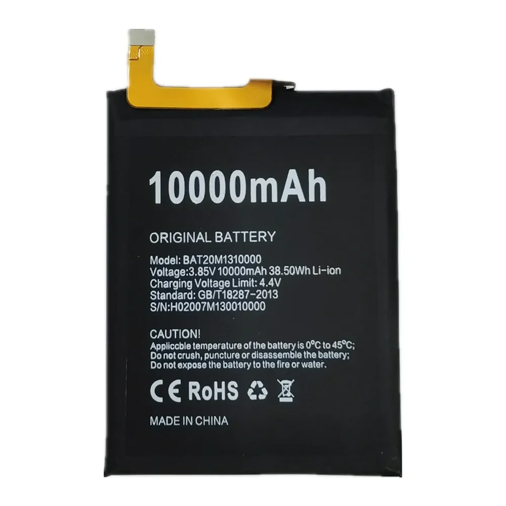 2025 Years BAT20M1310000 100% Original Battery For DOOGEE S88 Pro S88Pro /88 Plus Phone Batteries 10000mAh Fast Shipping