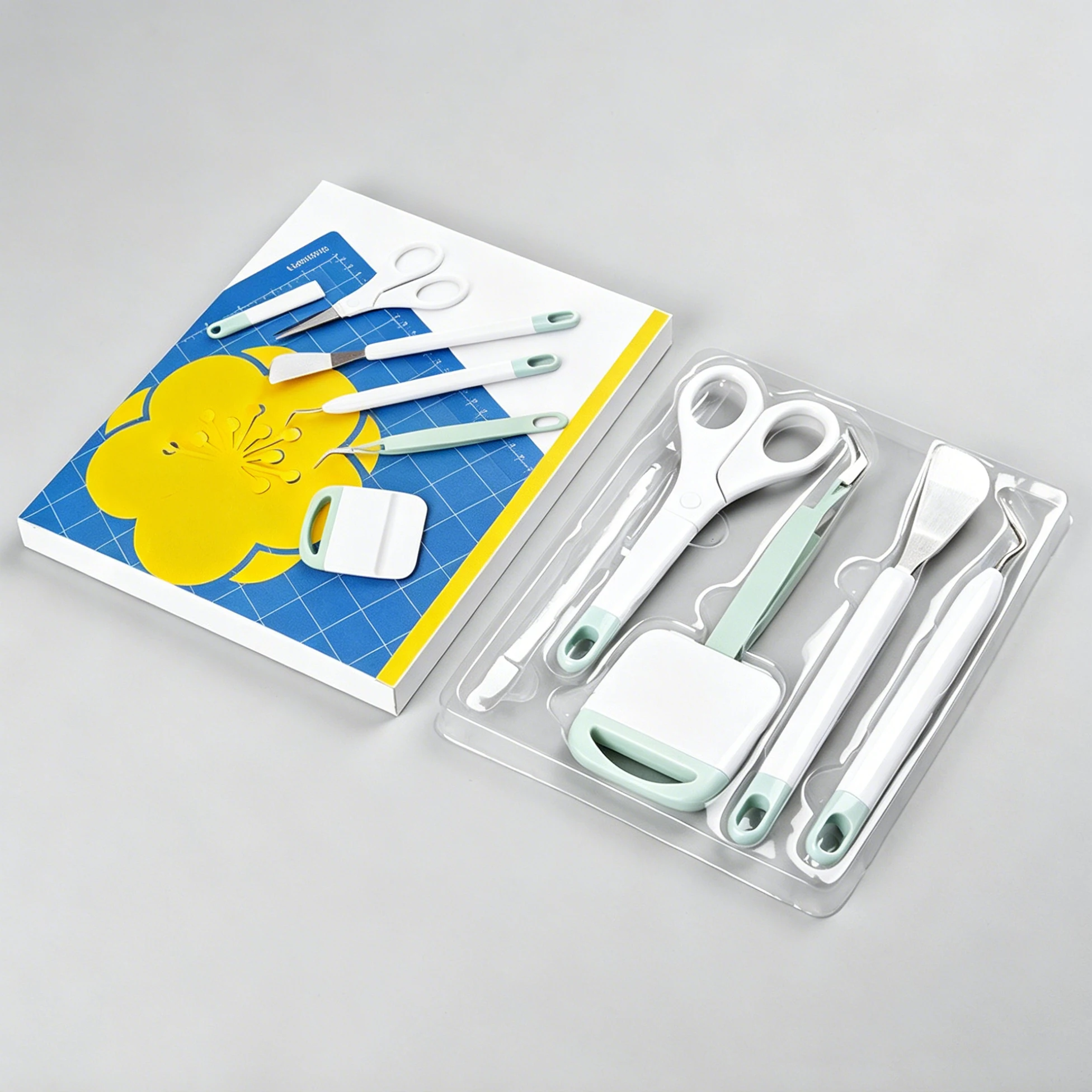 5PCS Vinyl Cutting Weeding Tool Kit Vinyl Scraper for Oracal Siser Vinyl Film Silhouette Engraving Sticker Waste Removal Tools