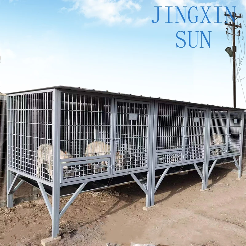 Bold Outdoor Pet Kennel for Medium Large Extra Large Dogs Including German Shepherds with Animal Pattern Tray