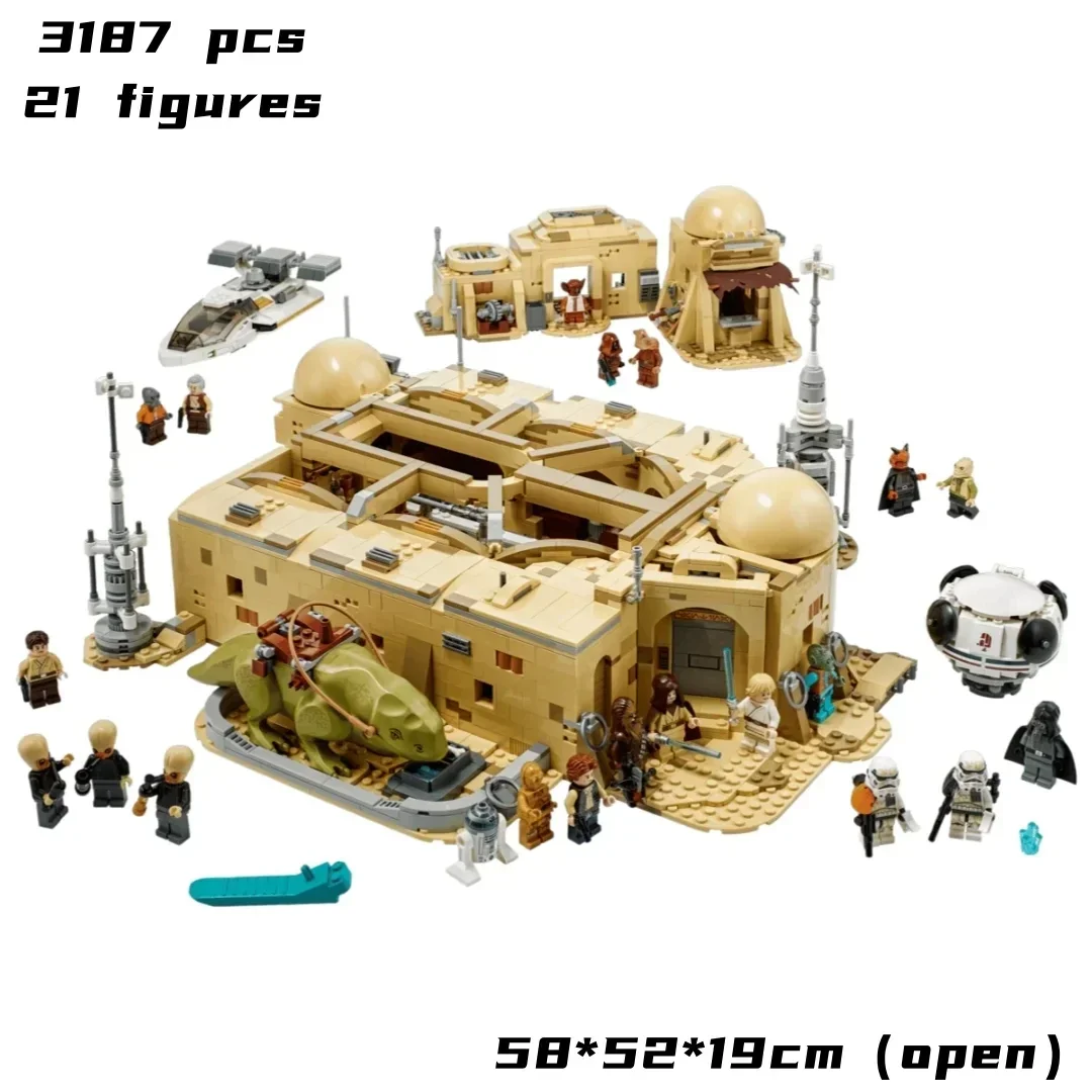 2026 New desktop decoration Building Block Model 3187pcs DIY Building Block Model Holiday Christmas Gift