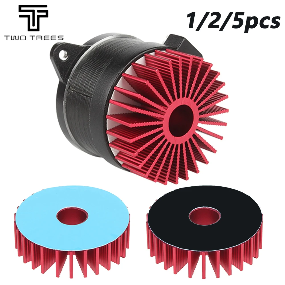 1pcs/2pcs/5pcs Heat sink for 36 Round Motor Aluminium Red Heat Dissipation Cooling Heat Sink For Voron 1.0 2.4 3D Printer part