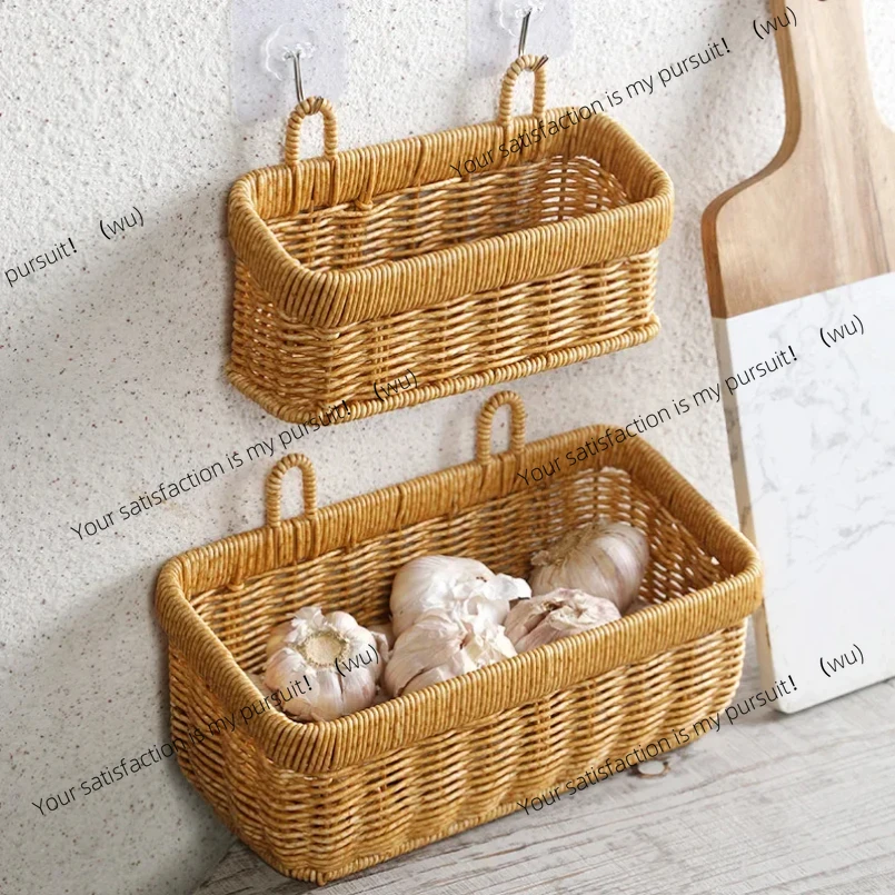 ZOCI-wall hanging storage basket, storage box, hand-woven decorative basket