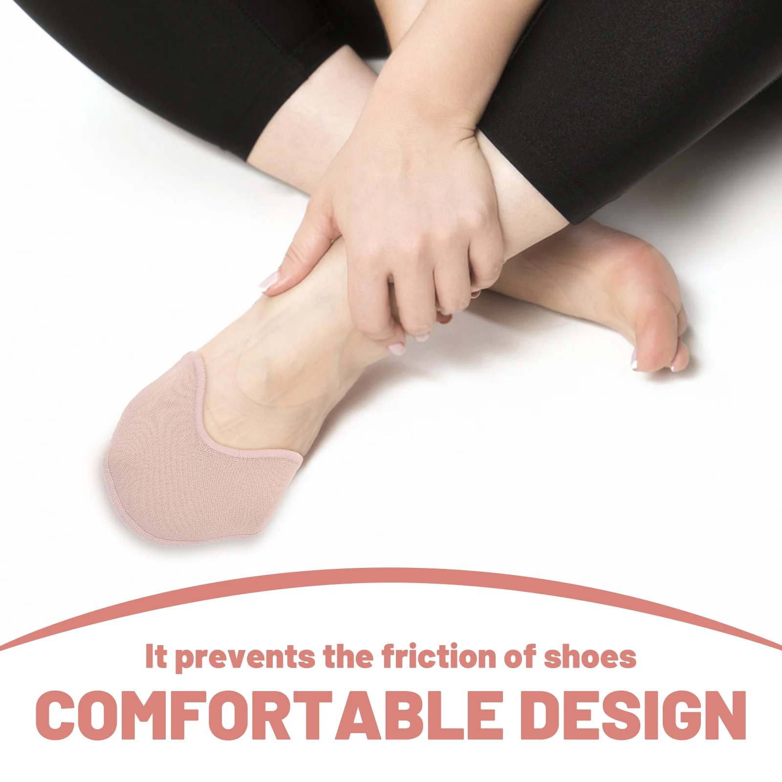 Toe Insoles Translucent Protector Foot Care Pads Ballet Pouches Shoes Covers Man