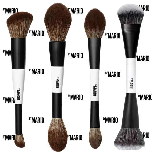 Pincel de Maquiagem F1 F2 F3 F4 F5 E6 EF1 EF2 E3 E4 E5 F7 para Blush e Iluminador, com Cerdas de Fibra Macia para Efeito de Brilho Suave