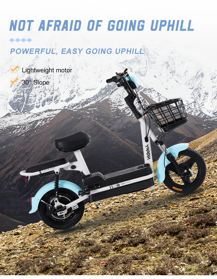 Cheap and fine Electric Motorcycle With pedals Disc Brake electric bike ebike 2023 high quality Electric Scooter