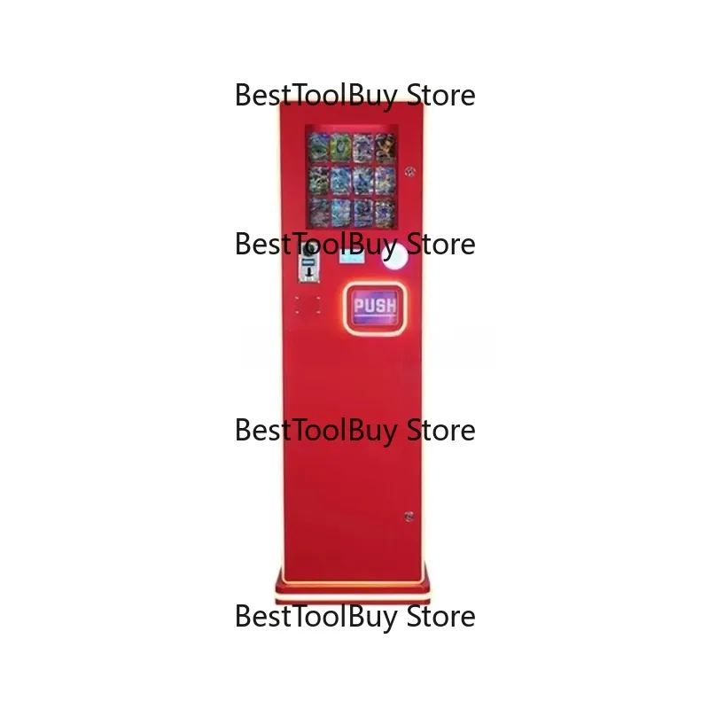 

Factory Bulk Trading Card Game Vending Machine Dispenser Single Card Packed Flat Sticker Tattoo Ppokemon Card