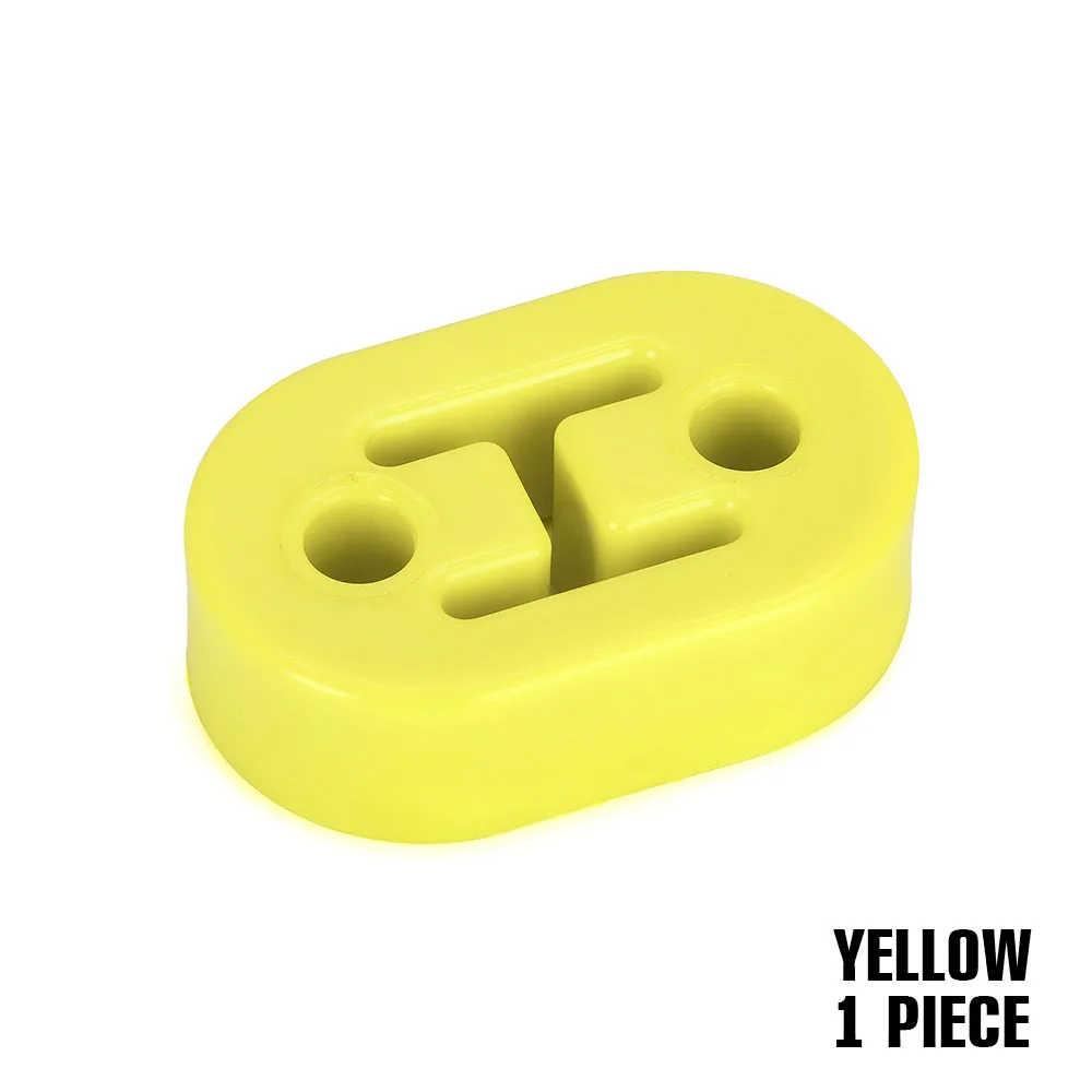 Universal Exhaust Pipe Muffler Support 2-Hole Exhaust Hanger Bracket Heavy Duty Rubber Insulator Mount