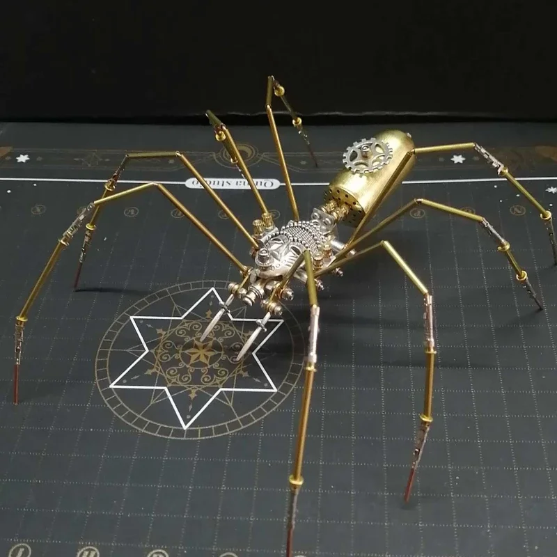 

3D Puzzles Spider Metal Model Kit Steampunk Mechanical Insects DIY Assembly Toys for Adults Kids Gift