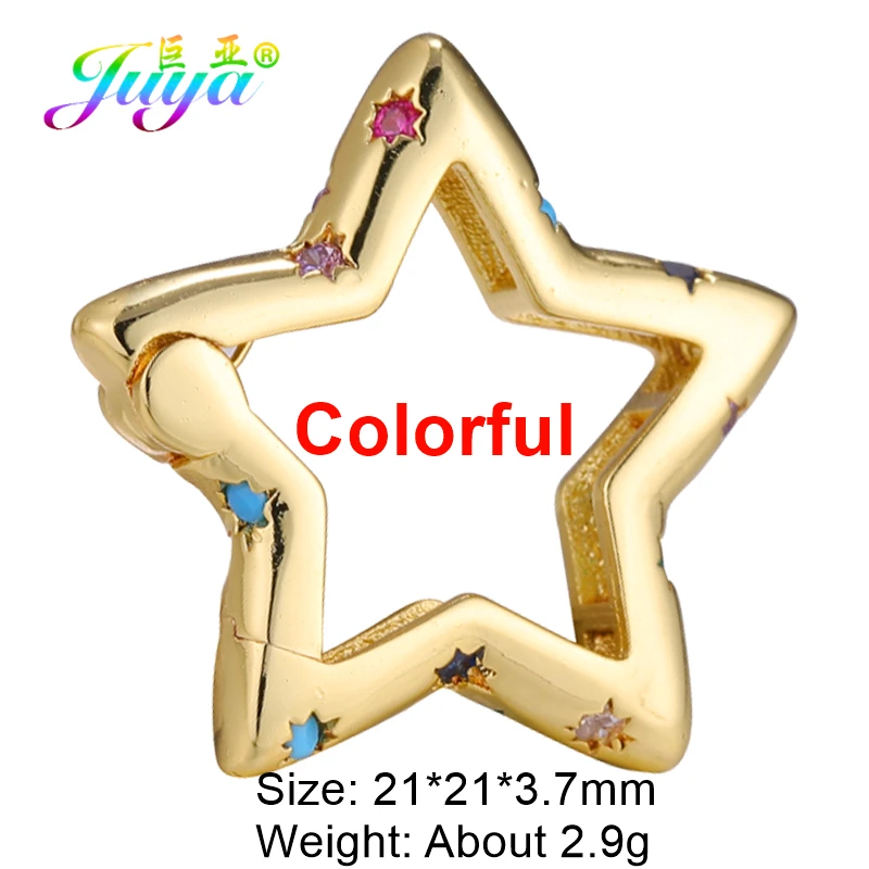 Juya DIY Hängeketten Anhänger Schmuckherstellung Zubehör Handgefertigte kreative Karabiner Spiralschlösser Schraube Medaillon Verschlüsse Zubehör