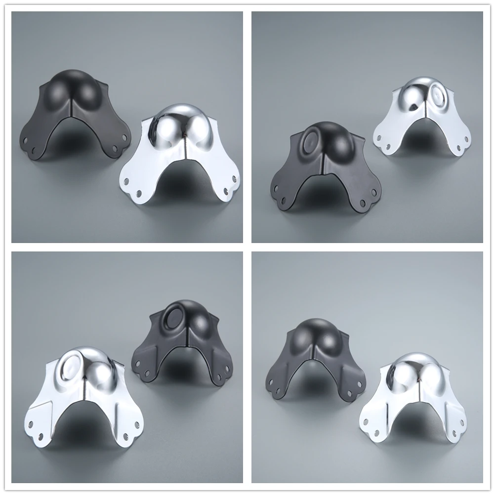 4pcs Big Metal Flight Box Ball Corner 80mm/3.15