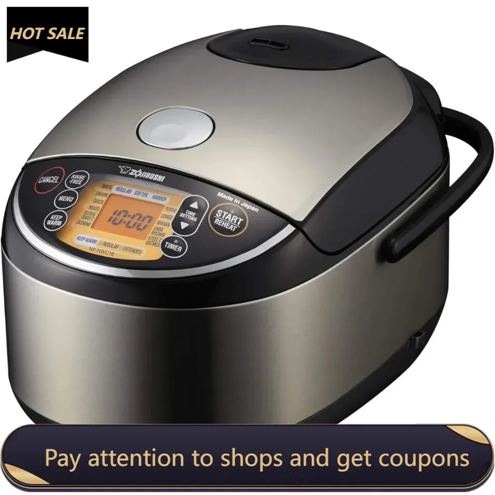 

Pressure Induction Heating 10-Cup Rice Cooker and Warmer