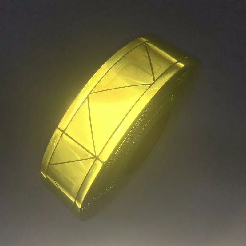 5cm * 50m fluor zieren des grünes PVC-Reflexstreifen-Nachtreflektor-Sicherheits warnband für Kleidung – Detail 16