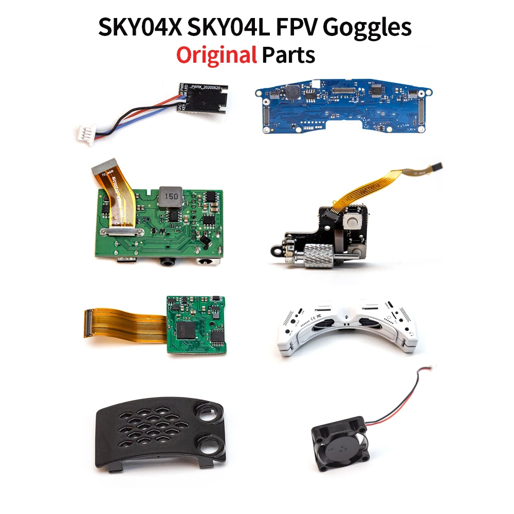 SKYZONE SKY04X SKY04L FPV Goggles Original Parts for Upgrade/Replacement/Repair rc drone plane FPV Goggles Parts Accessories