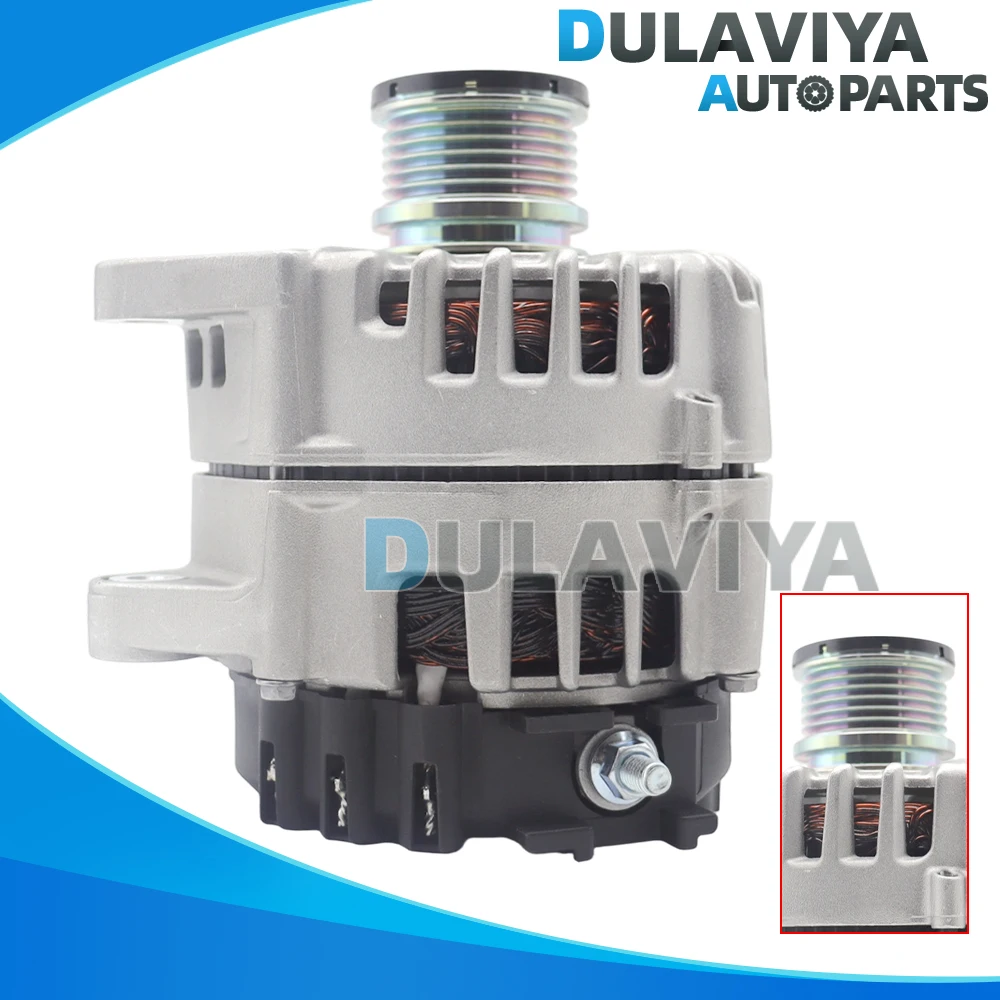 

Car Alternator 180A For MERCEDES BENZ W218 CLS63 SL63 W166 R231 SL X166 GL63 AMG M157 11-19 A0009062100 A0001547004 A0041545006