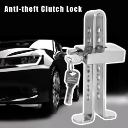 Steel Stainless Throttle Accelerator Security Anti-Theft Tool Auto Brake Pedal Lock Car Clutch Lock