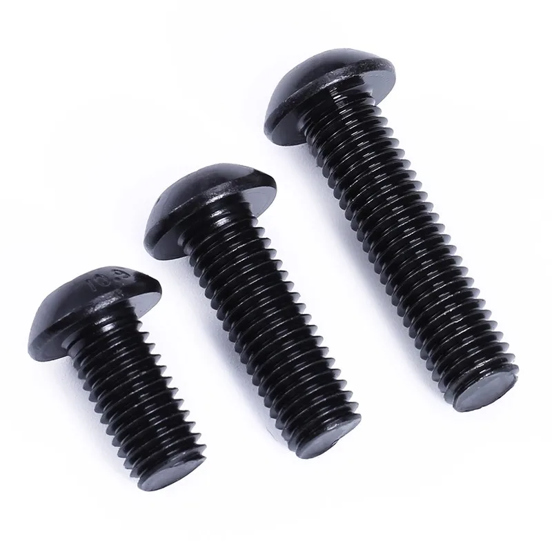 Torx M3 M4 M5 M6 M8 M10 Black Torx Button Six Lobe Pan Head Screw Grade 10.9 steel  Tamper Proof Security Torx Pan Head Screw
