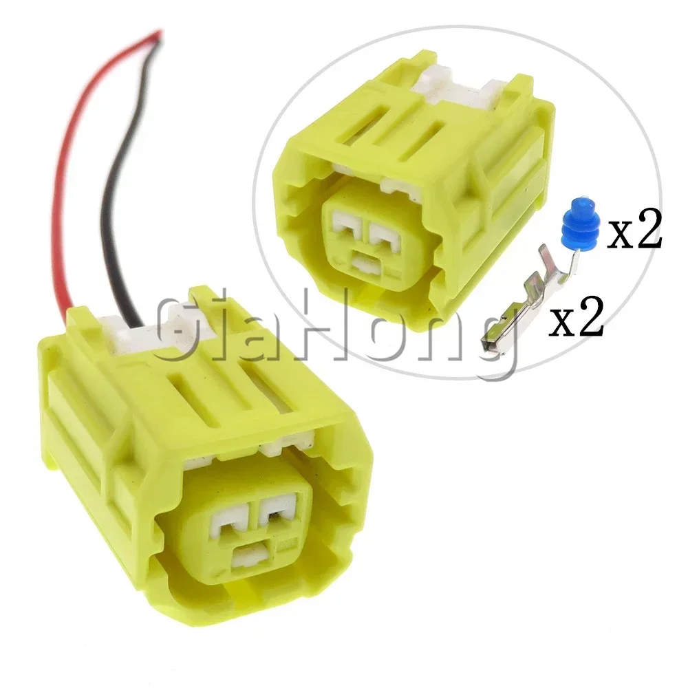 1 Set 2 Ways Automobile Sealed Connector Assembly 90980-12490 Car Wiring Socket AC Assembly 7283-8794-70